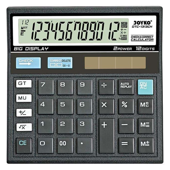 

Stok Banyak Calculator Kalkulator DTC1313CH 12 Digits I7S