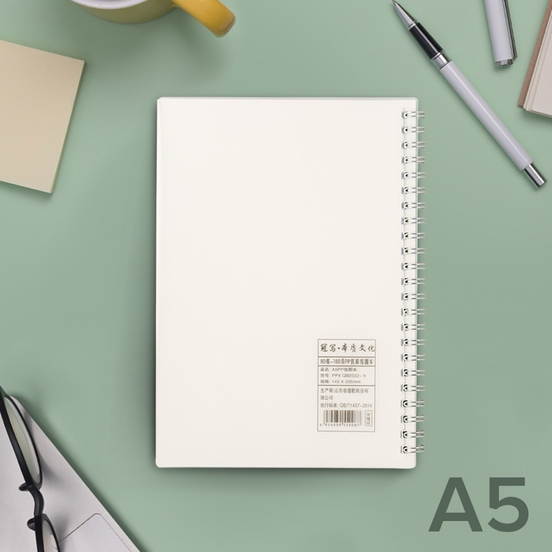 

JIANWU Buku Binder Catatan Jurnal Harian Notebook Ukuran A5 Blank Page S2526 7ROT1OWH