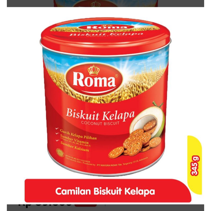 

Roma Biskuit kelapa 345gr