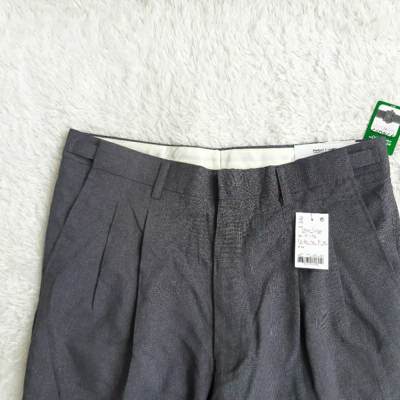 Like New Tartan Pants Celana Panjang Tartan Grey Peter Luger