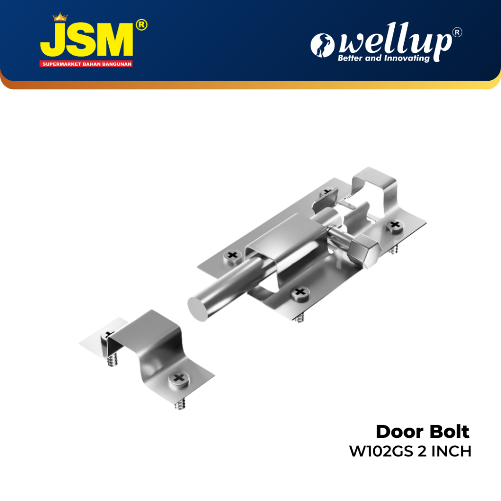 WELLUP GRENDEL STAINLESS 2 INCH W102GS - JSM Supermarket Bahan Bangunan