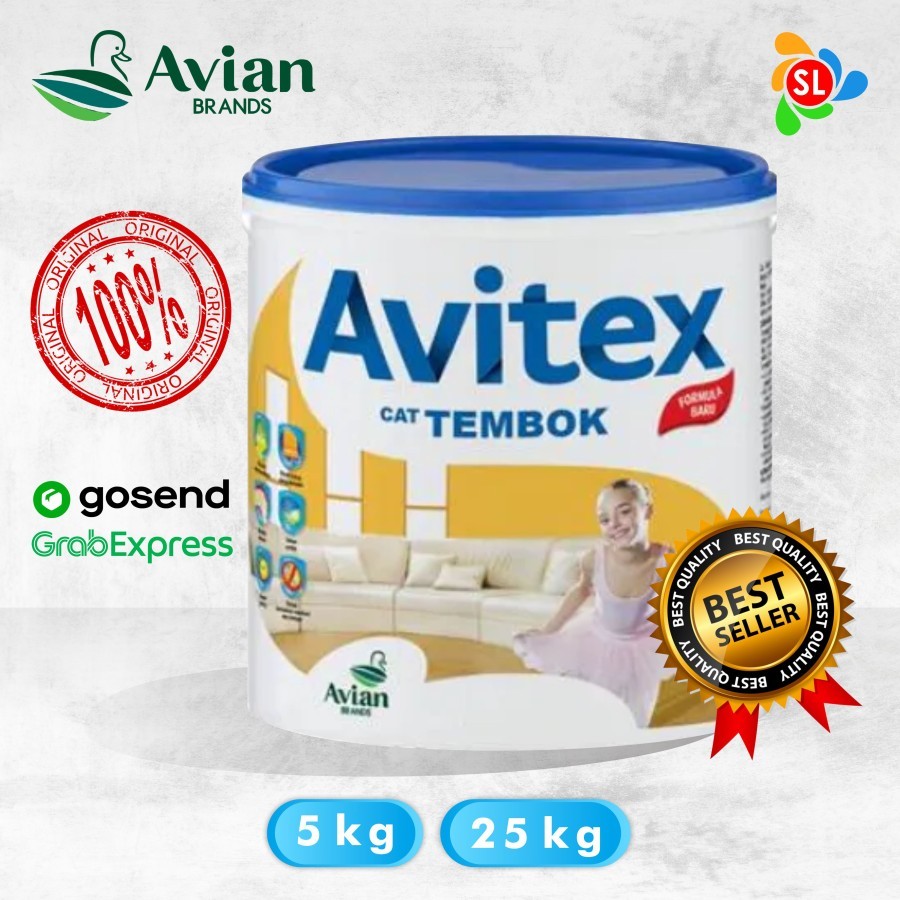 Cat Tembok Avian Avitex 25 KG