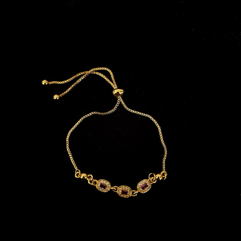 Paseris - Gelang Serut Wanita Abigail Lapis Emas