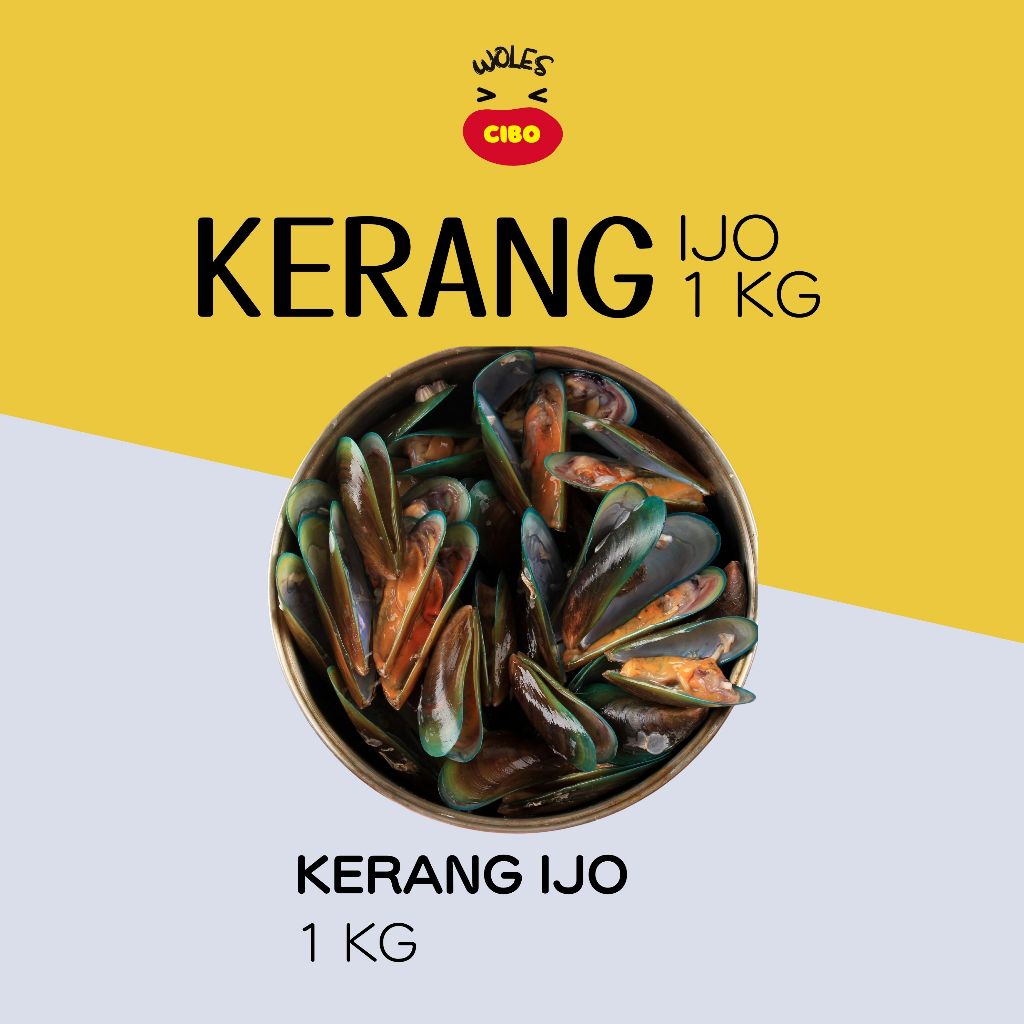 

Kerang ijo 1 kg / kerang ijo / seafood pengiriman instan Malang Batu