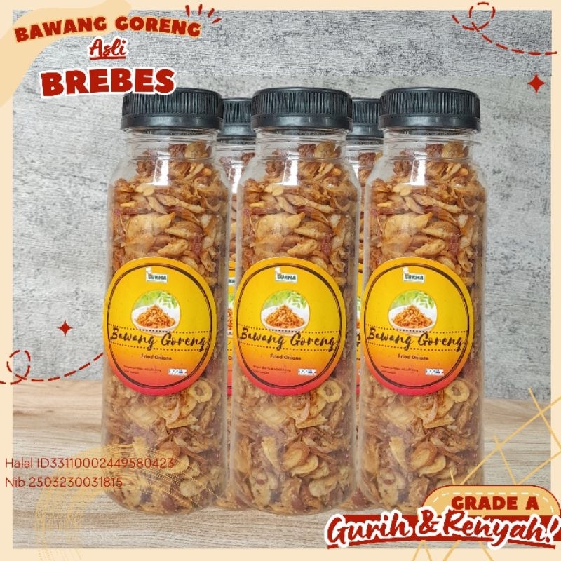 

Bawang Goreng Bawang Ku Murni Premium Kemasan Botol Segel Siap Saji / Brambang Goreng Merah Brebes Asli