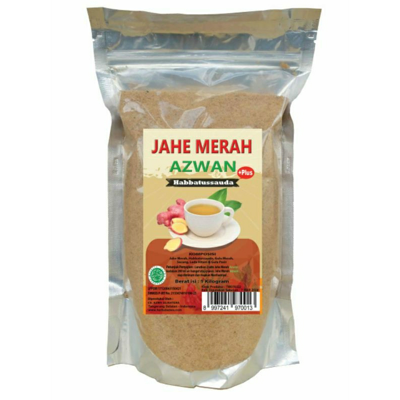 

Jahe Merah AZWAN plus Habbatusauda 1kg