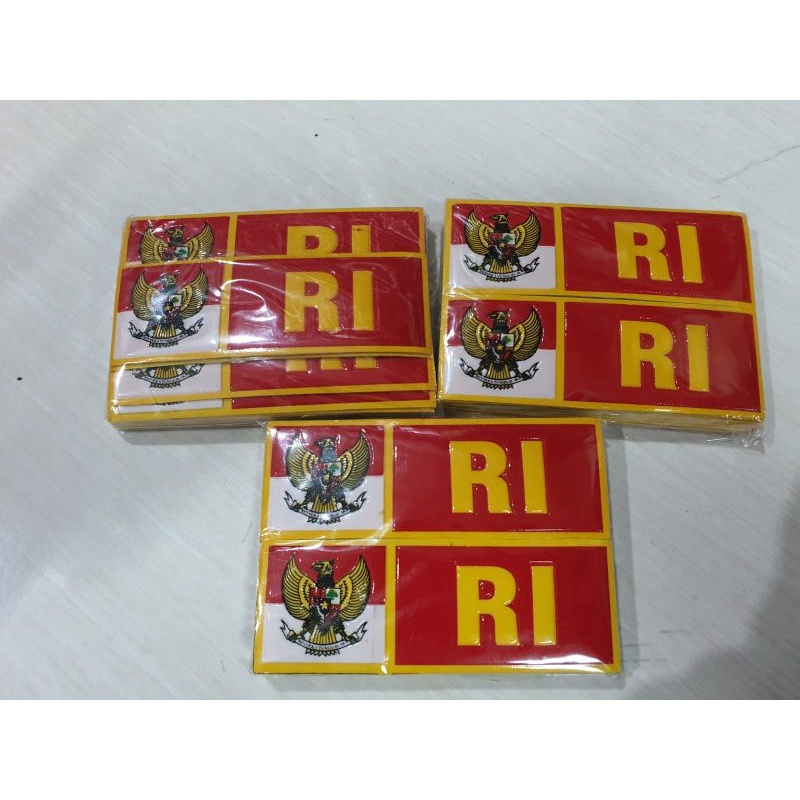 Stiket plat garuda RI, stiker motor dan mobil