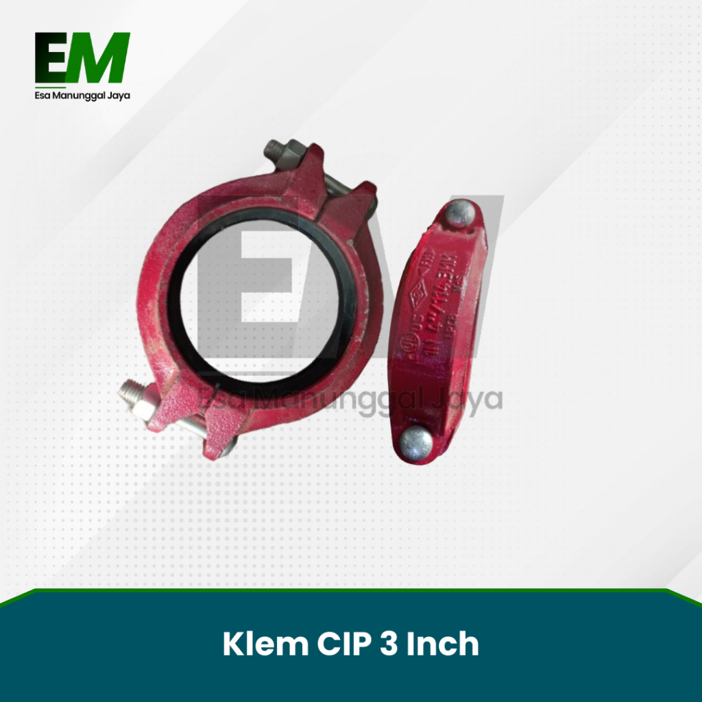 Klem CIP 3 Inch / Coupling Cip 3" / Klem Besi 3" CIP / Clamp 3" CIP