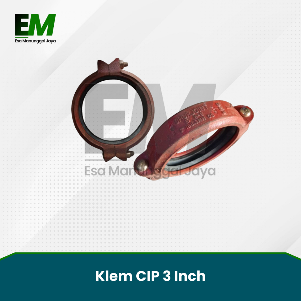 Klem CIP 3 Inch / Coupling Cip 3" / Klem Besi 3" CIP / Clamp 3" CIP