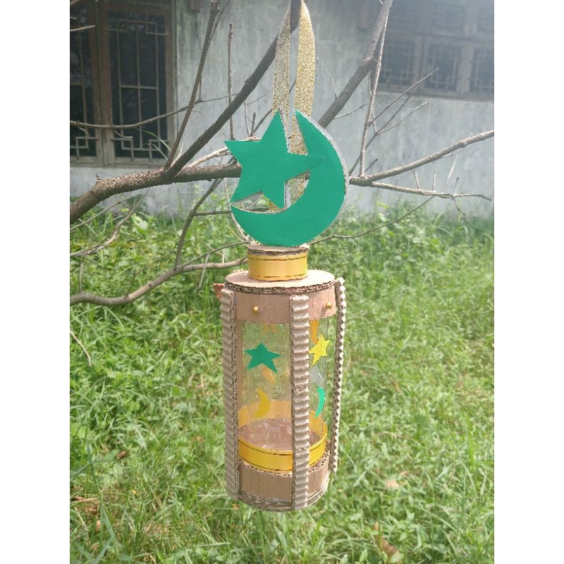 Lampu takbir ramadhan handmade lampion handmade prakarya kardus