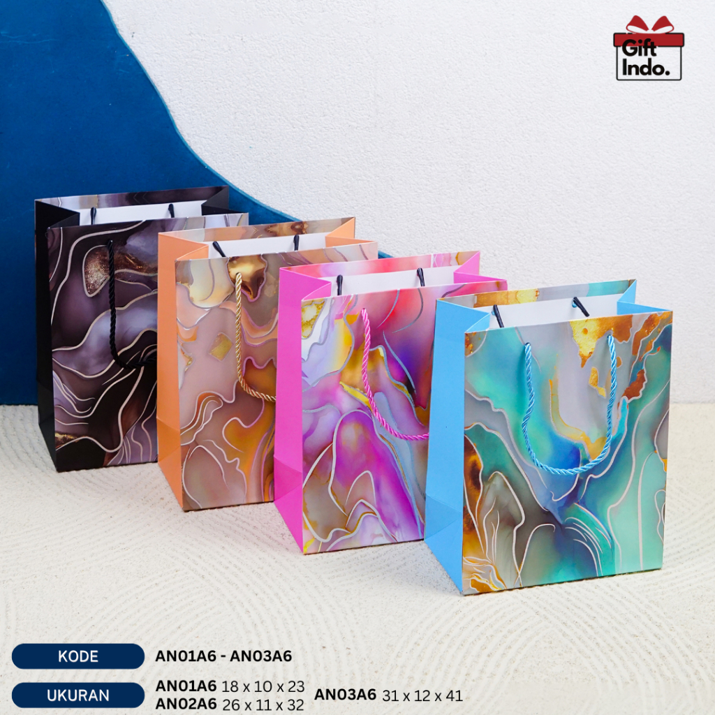 

Paper Bag Tas / Paper Bag / Paperbag Tas hampers souvenir / Paperbag / Paper Bag Tebal / Tas Kado / Tas Souvenir / Paperbag Hadiah Ultah / Paperbag Besar / Tas Hampers / Paperbag Hotprint Emboss | AN01A6 - AN03A6