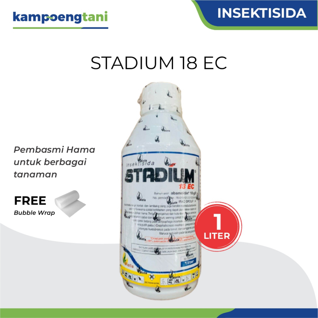 Kampoeng Tani - Stadium 18 EC 1 Liter Insektisida Akarisida Abamektin Obat Pembasmi Hama Tanaman