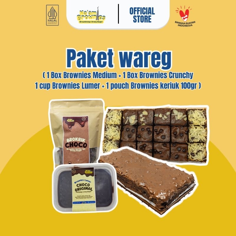 

PAKET BANDLING WAREG BROWNIES SUPER NYOKLAT