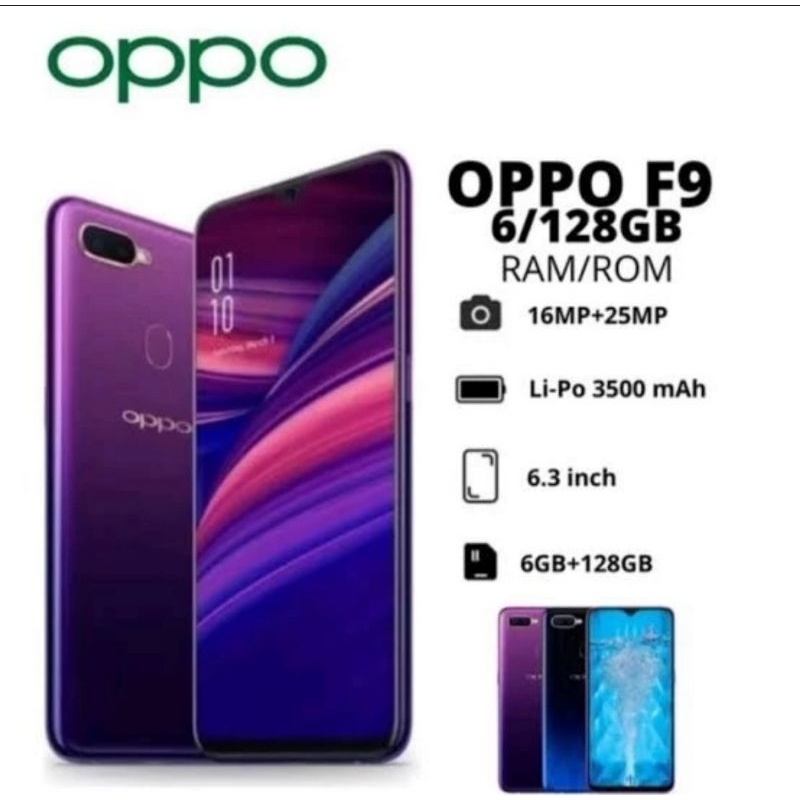 Hp oppo F9 6/128gb