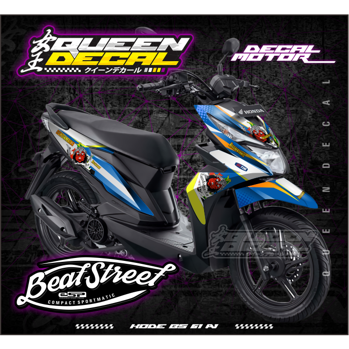 Decal Stiker Beat Street Esp Custom / Stiker Decal Beat Esp Full Body - BS