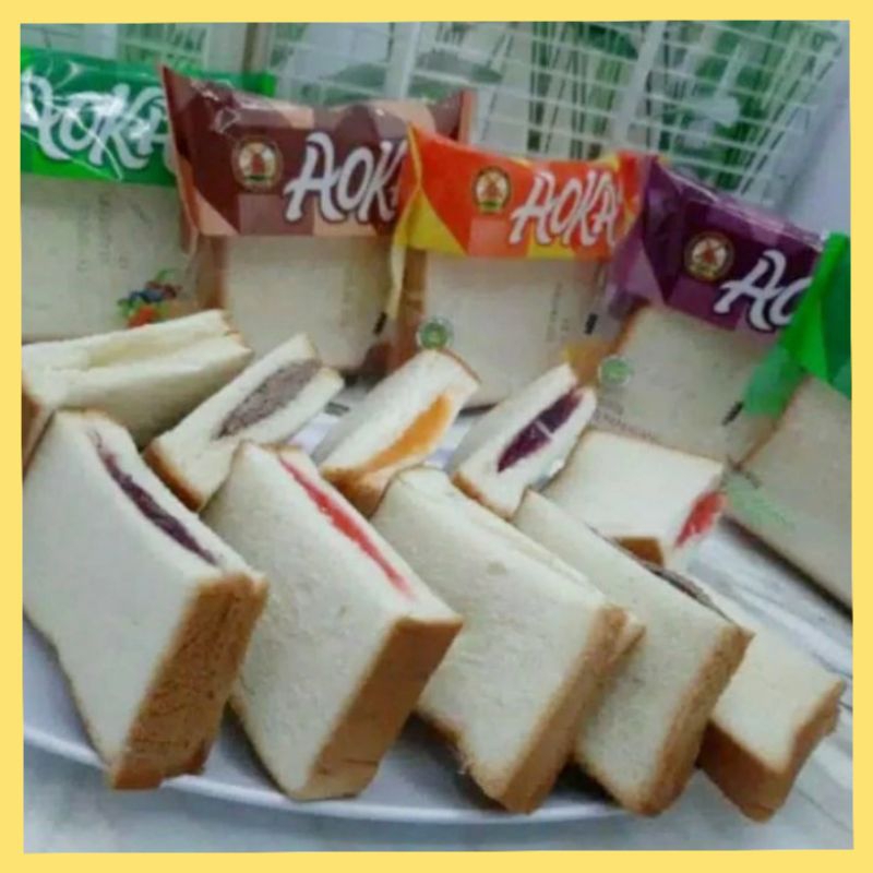 

Roti Panggang/Roti Gulung Aoka All Varian Rasa 1 pcs