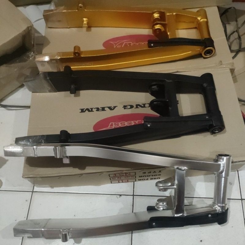 SWING ARM LENGAN AYUN FORK SATRIA FU F1 Injeksi maunpun karbu cocok MERK V.ROSSI/swing arm, fork,sas