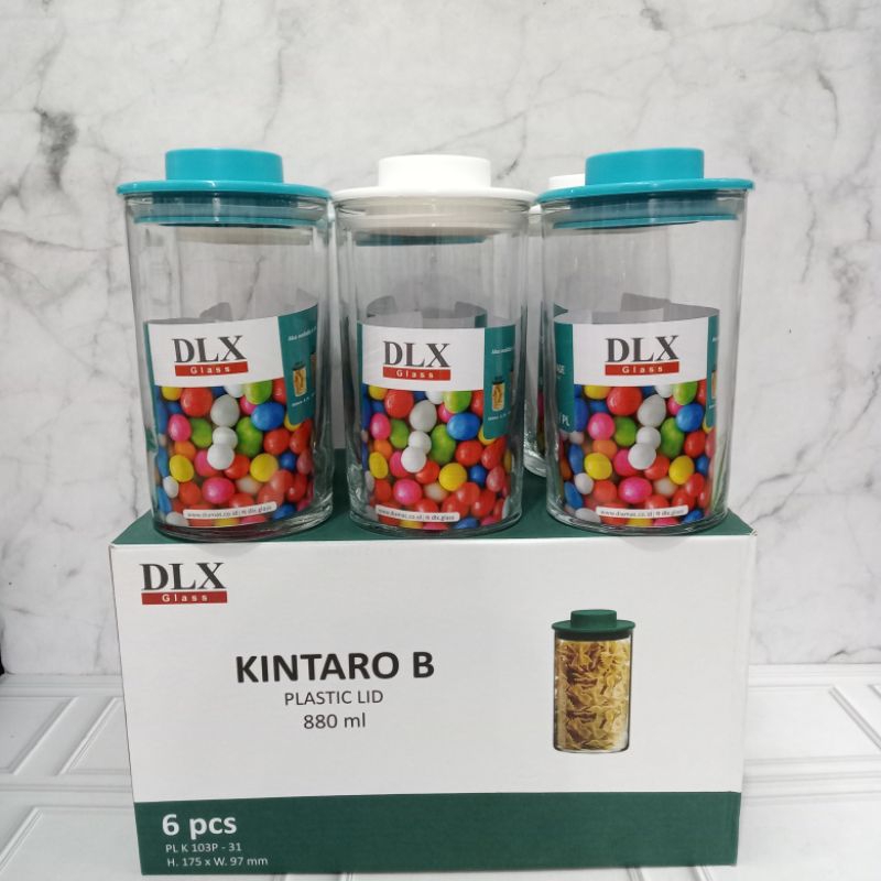 TOPLES KINTARO B-PL/ TOPLES KUE LEBARAN KACA + TUTUP PLASTIK/ TOPLES POLOS 6 PCS DLX