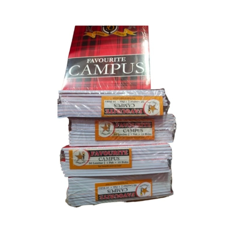 

BUKU TULIS CAMPUS 36LMBAR FAVORIT BOXI 36 1PAK 10 BUKU