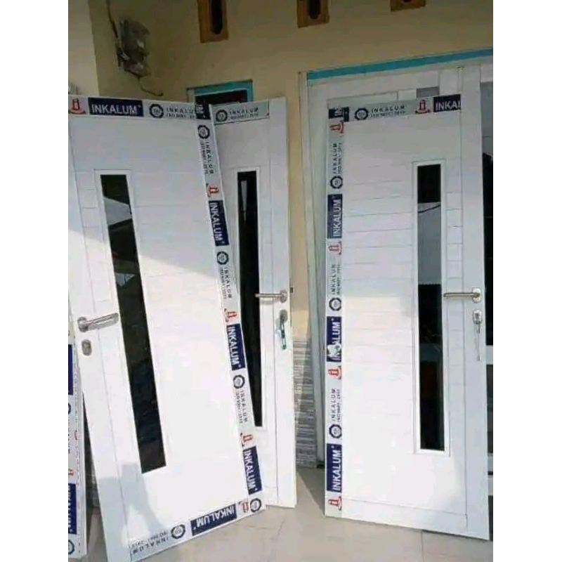 pintu lipat almunium kaca