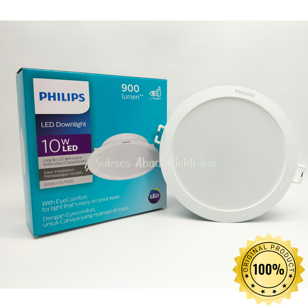 DOWNLIGHT ERIDANI PHILIPS 10 W 10W DL190B DOWN LIGHT