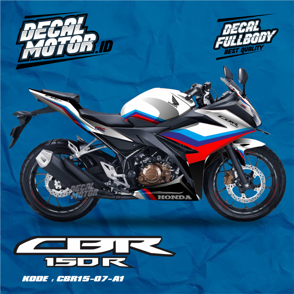 Stiker Cbr 150R - Decal Full Body Striping Cbr 150R- Sticker CBR 150 R Full Body - CBR15 07