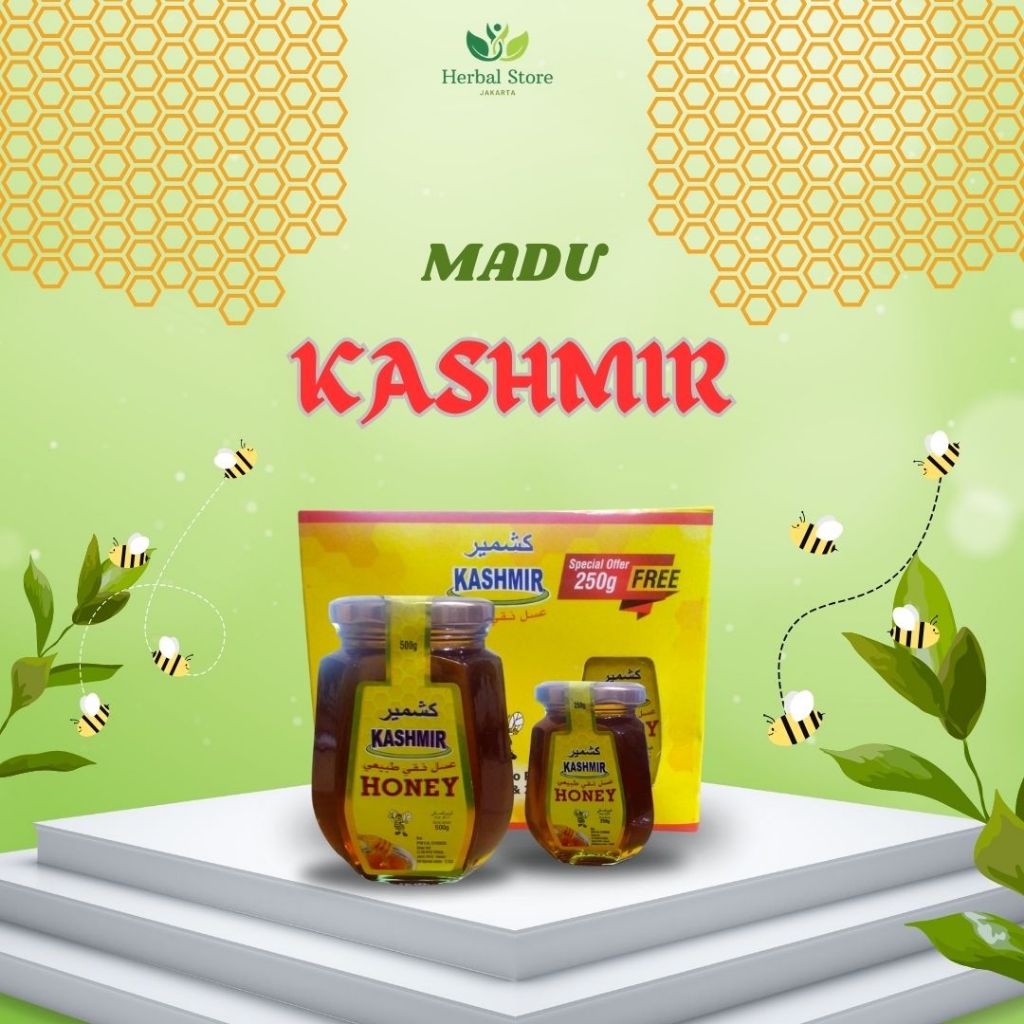 

Madu Kashmir Natural Honey Import 500 gr Free 250 gr Original