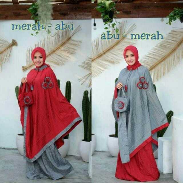 Mukena Ponco Parasut Premium | Mukena Lebaran | Mukena Parasut Murah