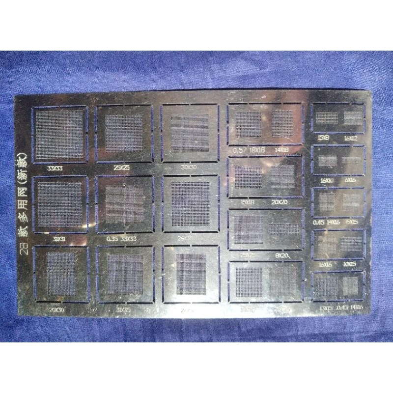 papan cetak kaki ic universal