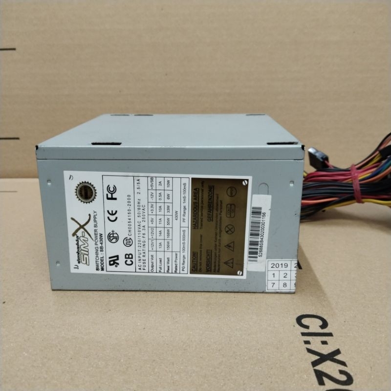 PSU Simbadda 430W-Power Supply Simbadda 430 Watt Murah