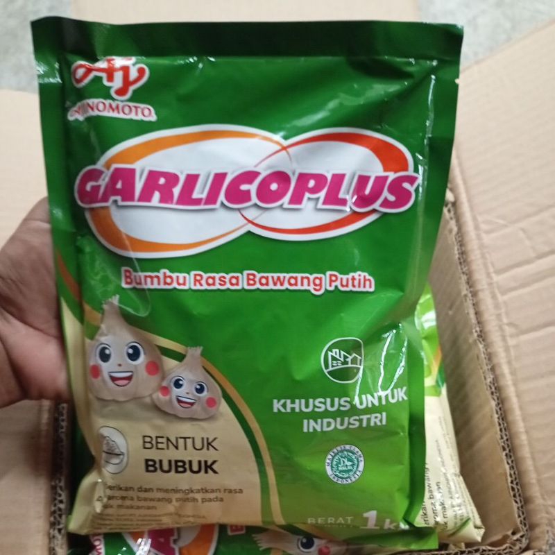 

GARLICOPLUS Ajinomoto 1kg, Bumbu Rasa Bawang Putih Bubuk