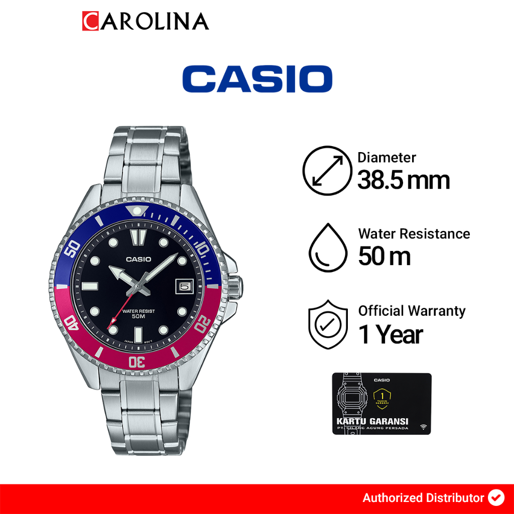 Jam Tangan Pria Casio MDV-10D-1A3