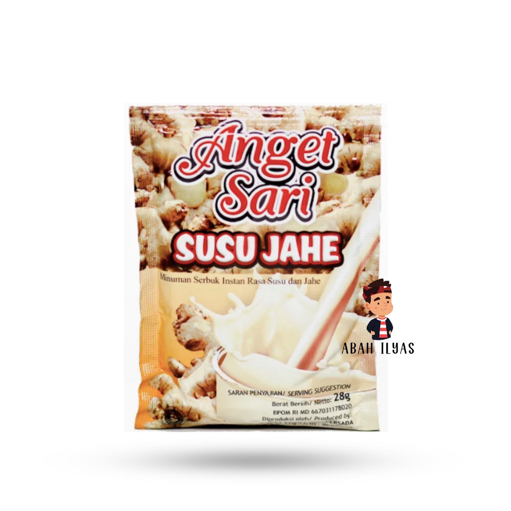 

Anget Sari Susu Jahe 28gr 1 Renceng isi 10 Pcs