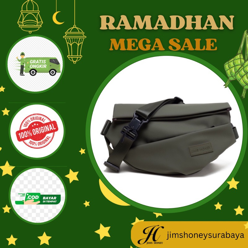 JIMS HONEY ARIEL BAG tas selempang wanita murah waist bag import cewek cowok casual fashion