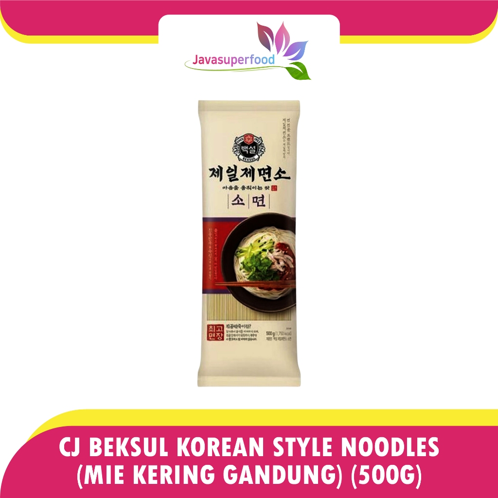 

BEKSUL Mie Kering Korea / Korean Style Noodle 500 Gram