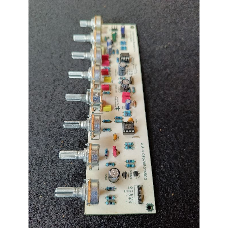 Kit audio mixer pasif / Atos 8Potensio+frequensi Qwalitas joss