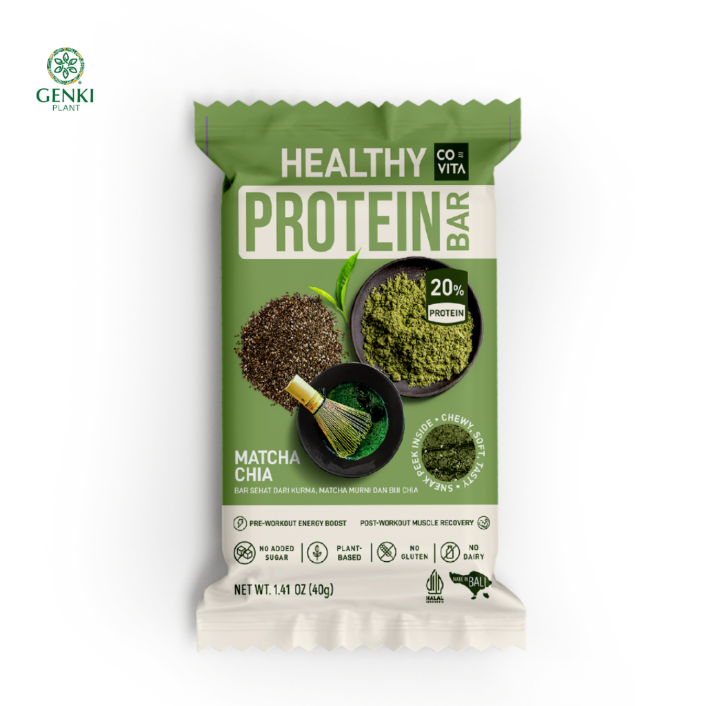 

Covita Healthy Protein Bar Matcha Chia - 40 g