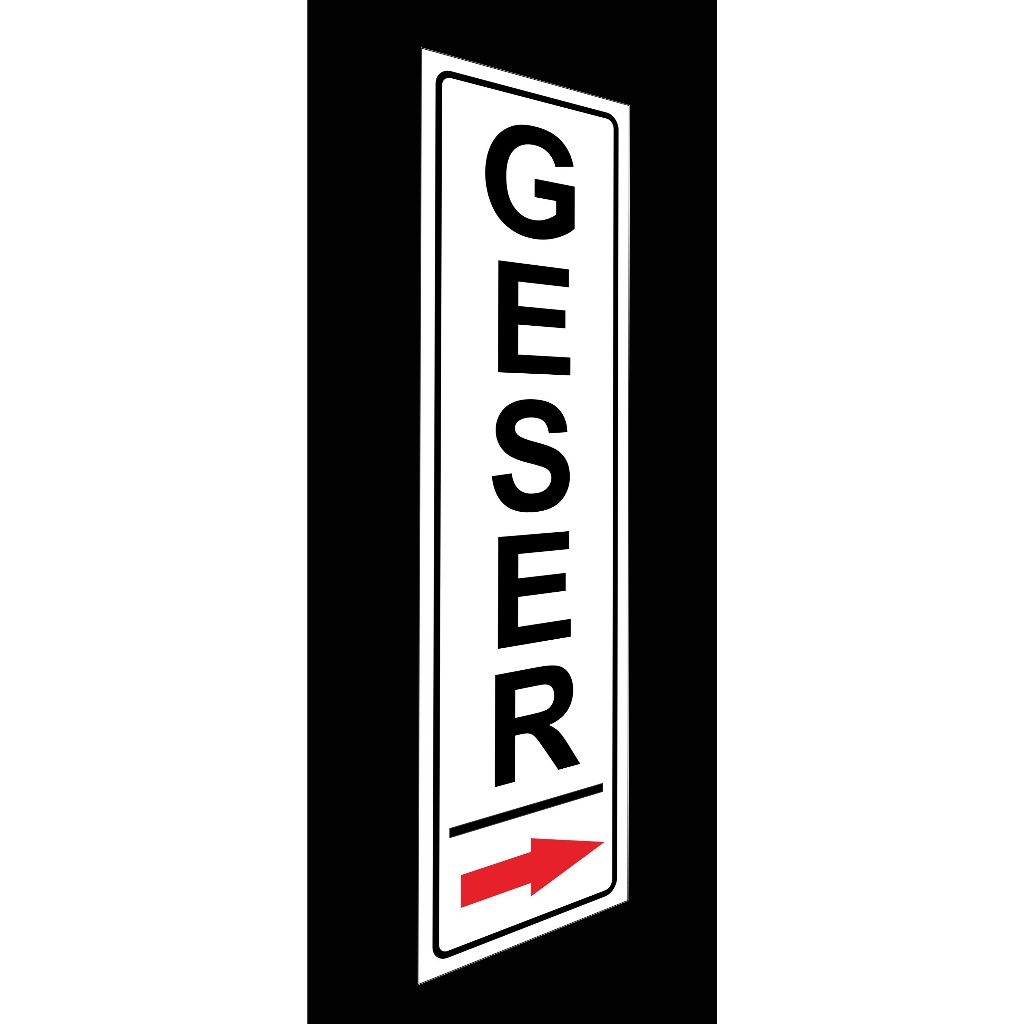 

Geser Kanan - Akrilik Sign Label