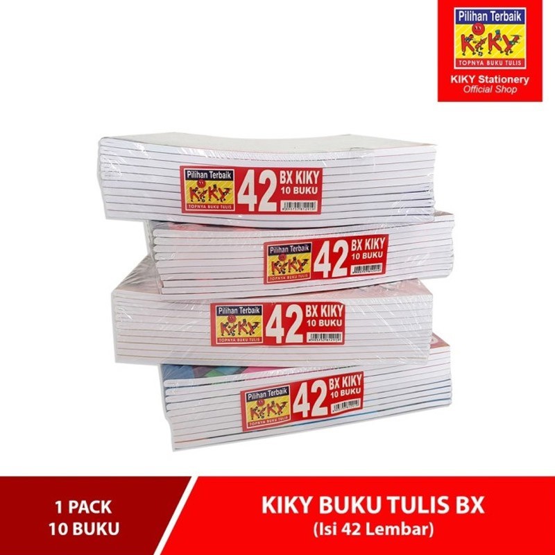 

(1 PACK) KIKY BUKU TULIS BOXY 42 LEMBAR - BUKU SEKOLAH - BUKU CATATAN