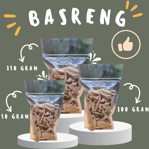 

[KEMASAN POUCH] Basreng Stik Original Daun Jeruk 150 gram Termurah Terenak
