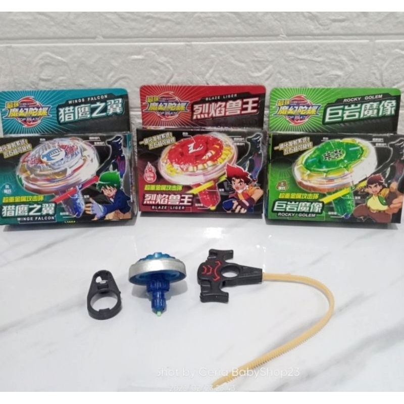 Mainan Gasing Besi Beyblade Gangsin Mutar Lama