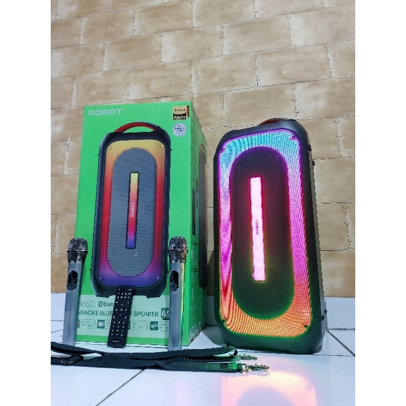 ROBOT RB650 KARAOKE Bluetooth Speaker Dynamic RGB Lights 5.3
