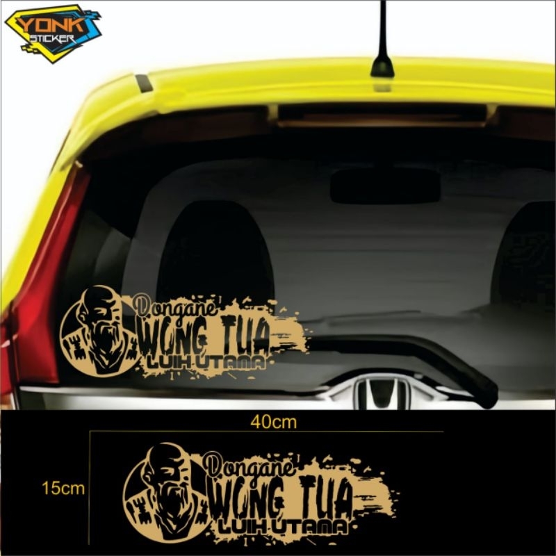 

Stiker cuting UNTUK MOBIL OT (DOA NE WONG TUA )