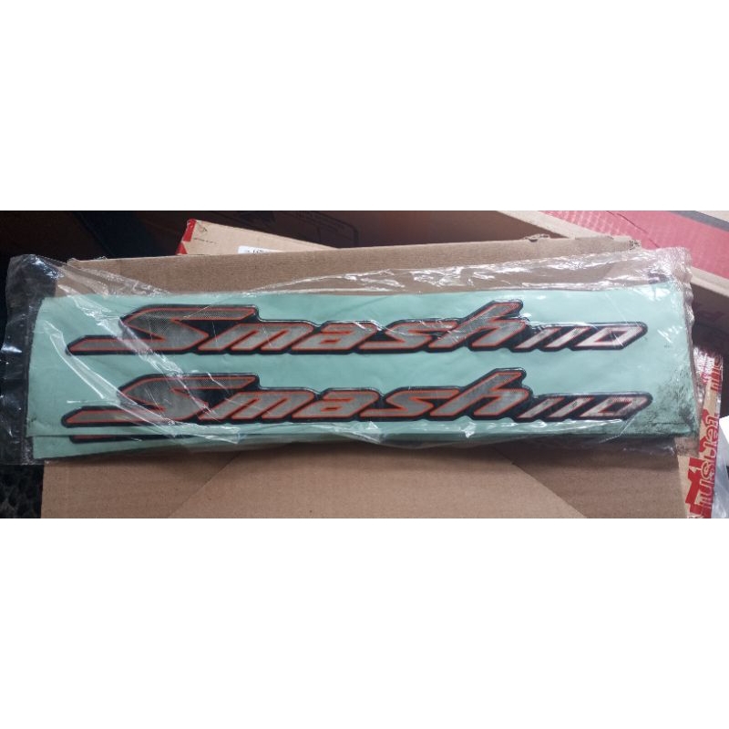 striping stiker sticker suzuki smash 110 emblem suzuki smash 110 set kanan kiri