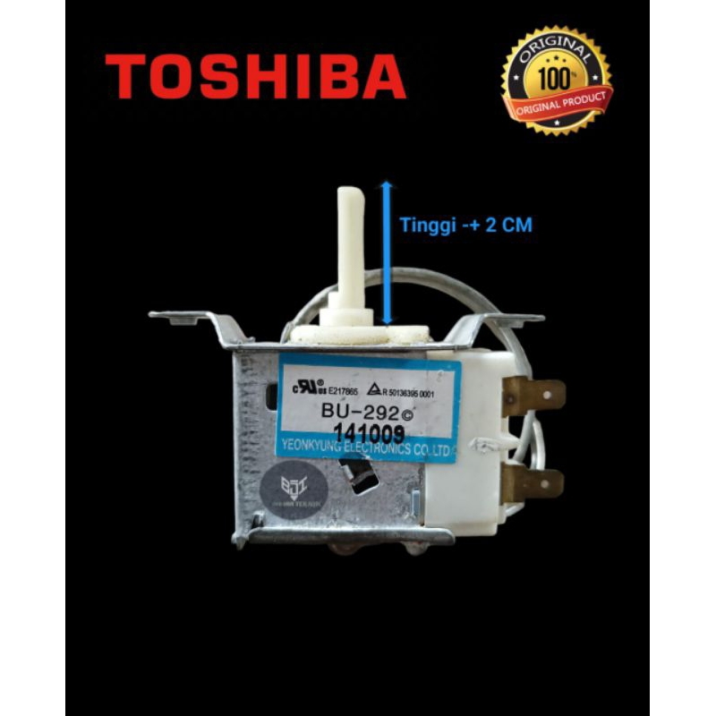 THERMOSTAT - Sensor suhu/ otomatis Kulkas 1 Pintu TOSHIBA ORIGINAL | BU-292