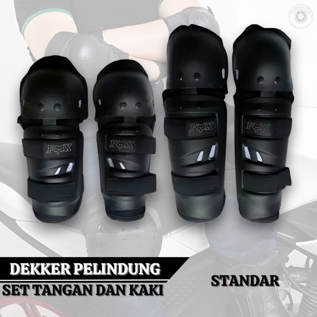 Decker Fox Dekker Fox Deker Pelindung Lutut Kaki Dan Siku Tangan
