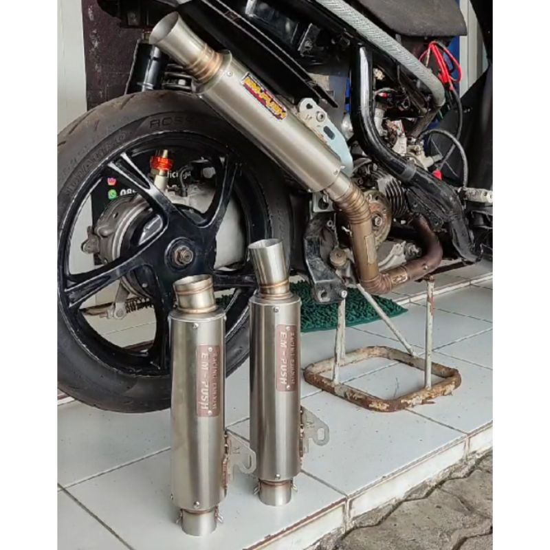 Silencer Knalpot Empush Racing Exhaust Yamaha Mio FFA M4 inlet 45