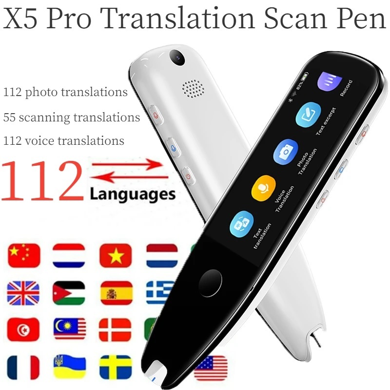 

X5 PRO Translator Pen - Pena Penerjemah Digital Hingga 112 Bahasa