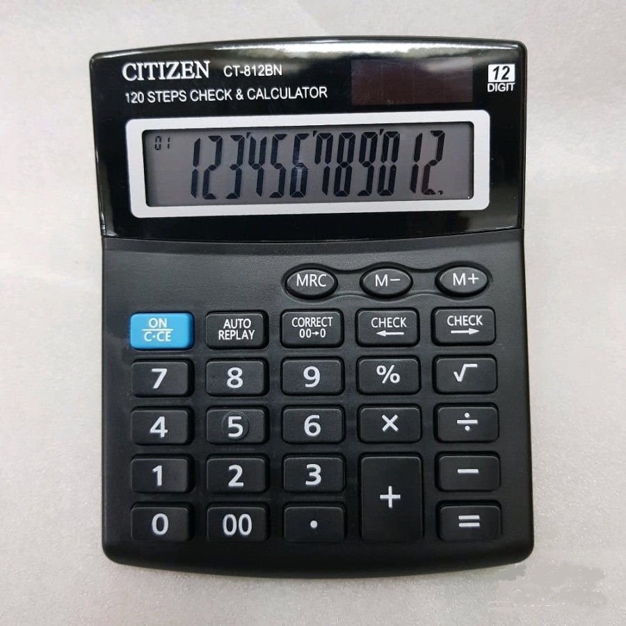 

Kalkulator Citizen 12 Digit Ukuran 10x12 Cm Check Dan Correct