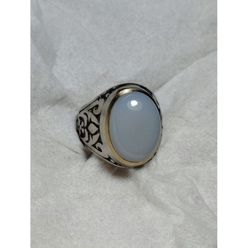 original akik yaman abyad hight qulity putih bersih ngaca